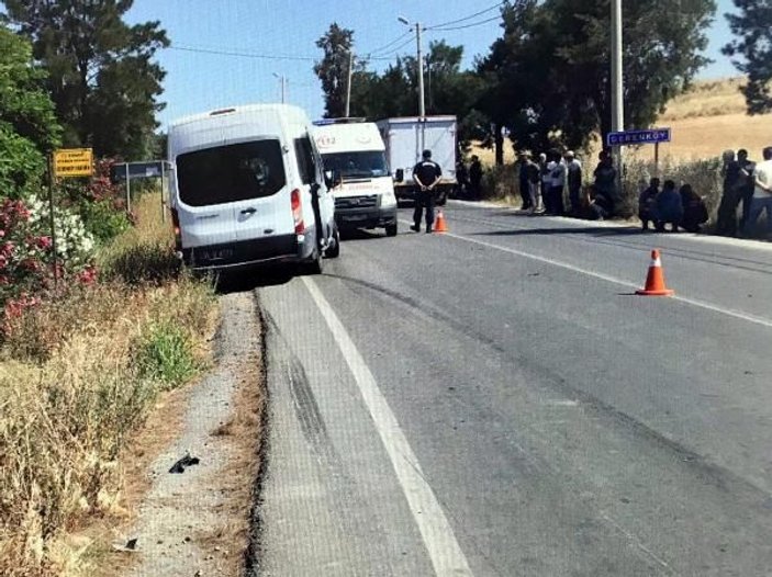 Kask takmayan motosikletli hayatını kaybetti