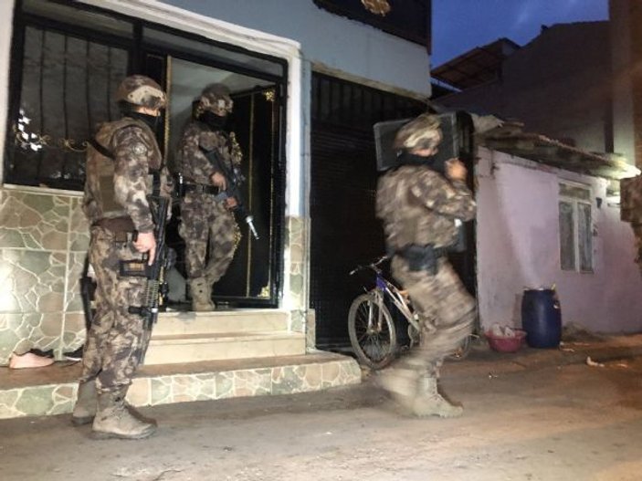 Bursa’da bin polisle uyuşturucu operasyonu