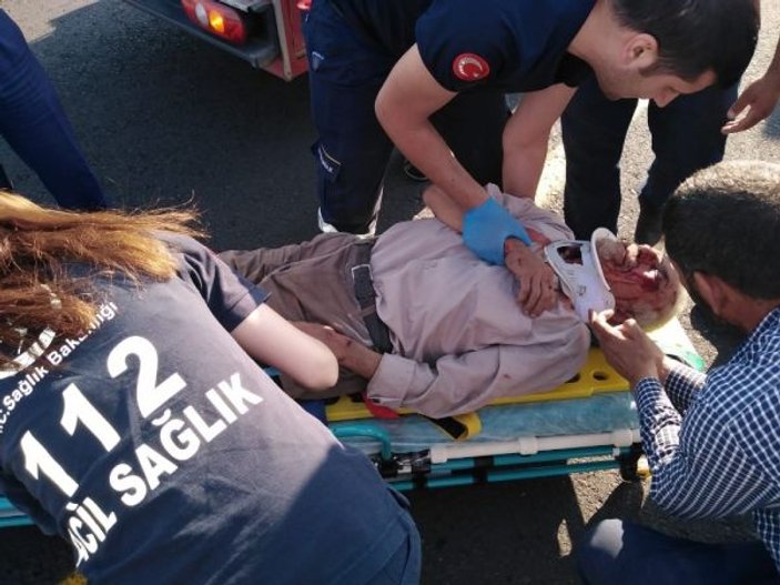 Siverek’te trafik kazası: 1 yaralı