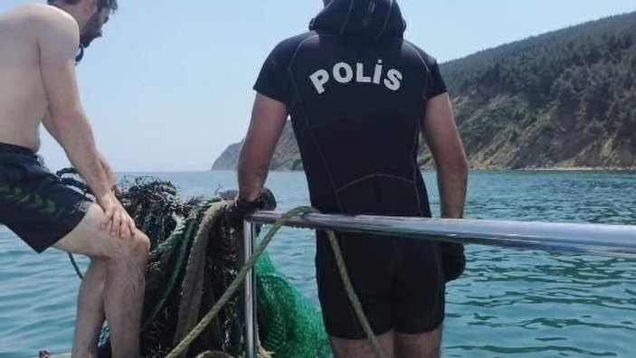Marmara Denizi'nde trol ağlara ele geçti