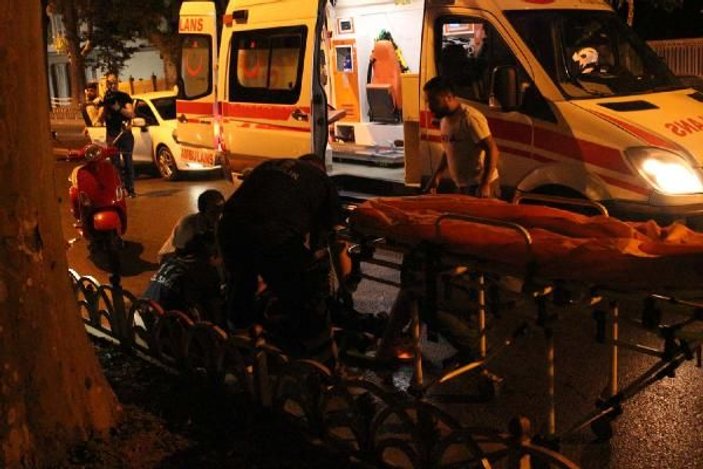Beşiktaş'ta motosiklet kazası: 1'i ağır, 2 yaralı