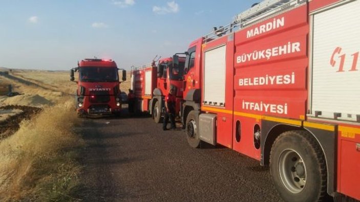 Mardin’de 600 dönümlük alan kül oldu