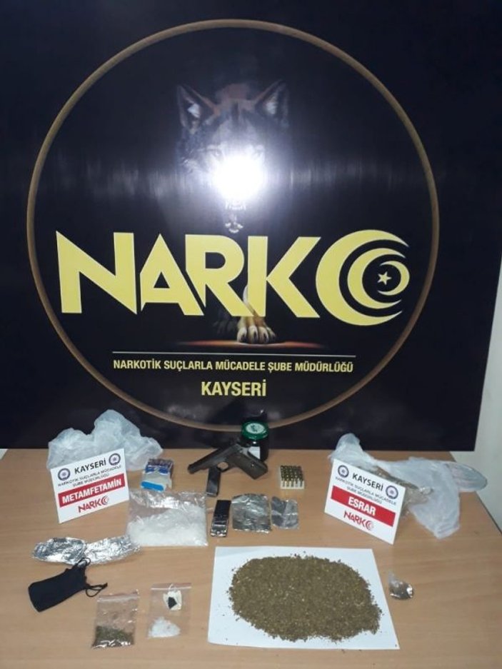 Kayseri’deki uyuşturucu operasyonunda 12 gözaltı
