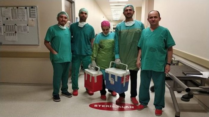Samsun'da organ bağışı 3 hastaya umut oldu