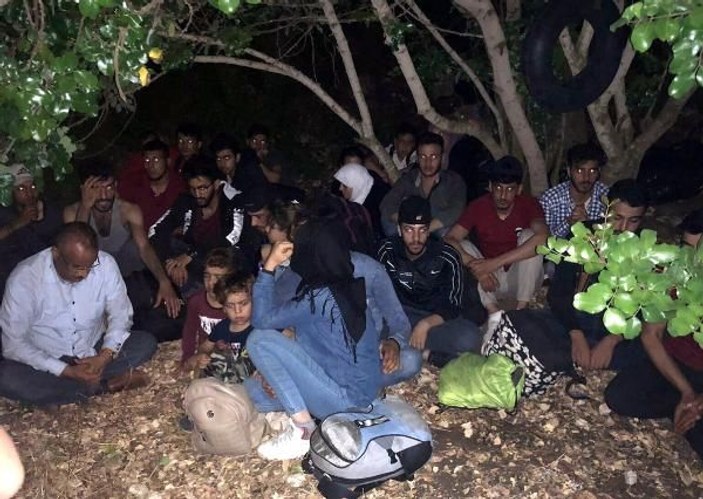 Aydın'da 107 kaçak göçmen yakalandı