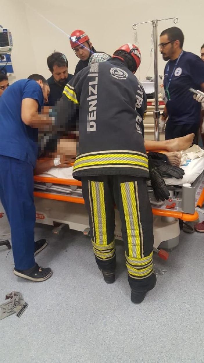 d Cinsel organına elektrikli testere saplandı