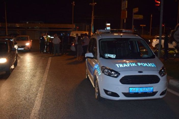 Malatya’da trafik kazası: 1 yaralı