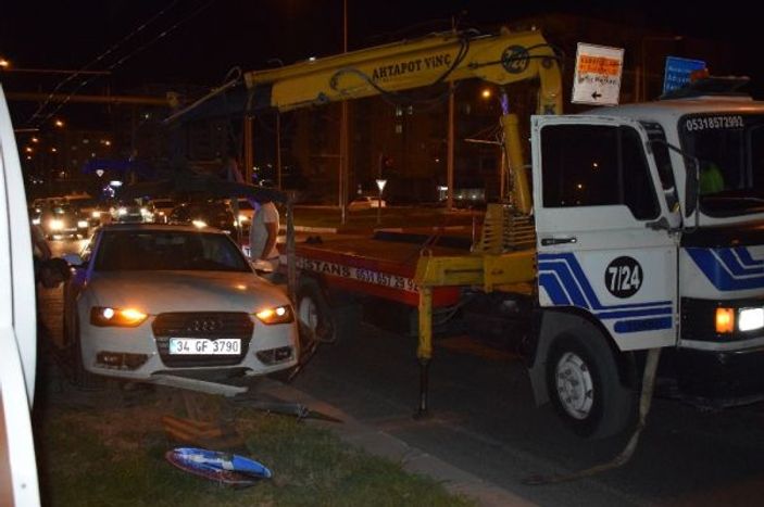 Malatya’da trafik kazası: 1 yaralı
