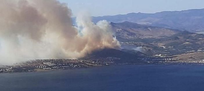 İzmir'de orman yangını