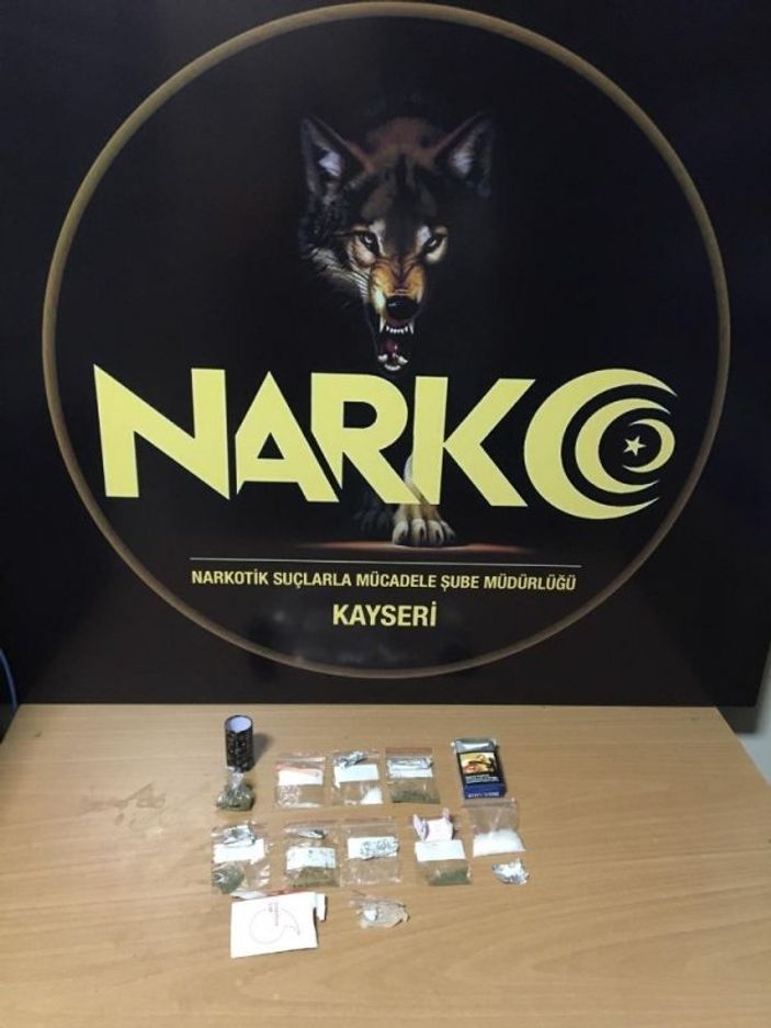 Kayseri'de uyuşturucu operasyonu: 8 gözaltı