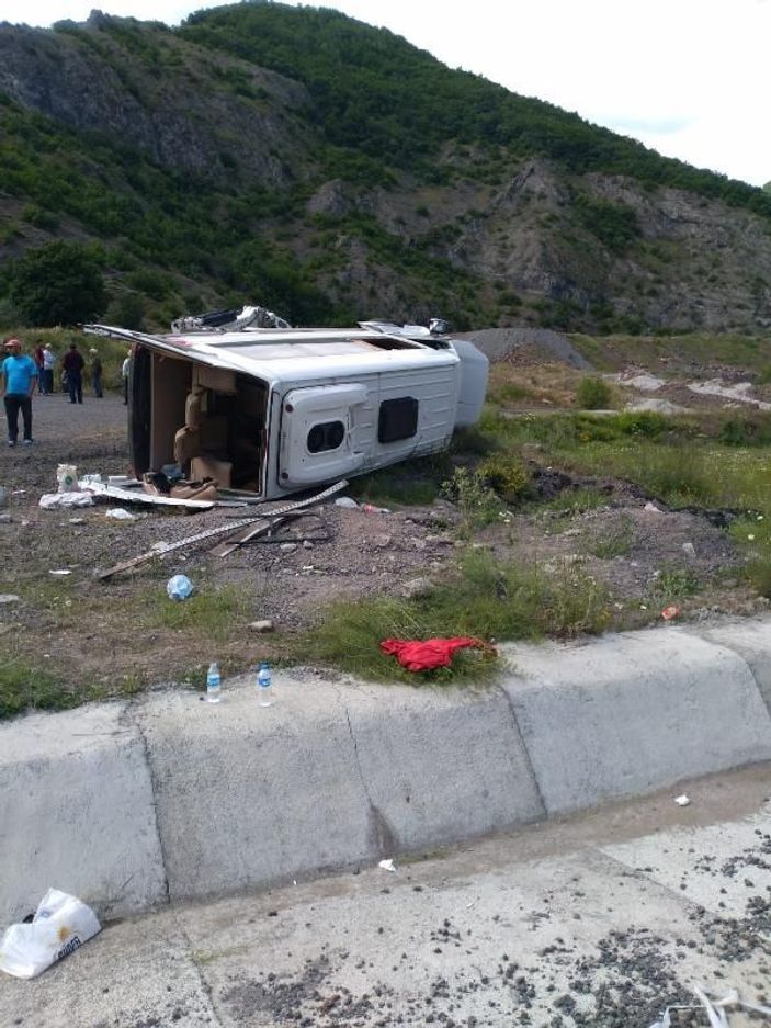 Ordu’da gezi dönüşü feci kaza: 1 ölü, 7 yaralı