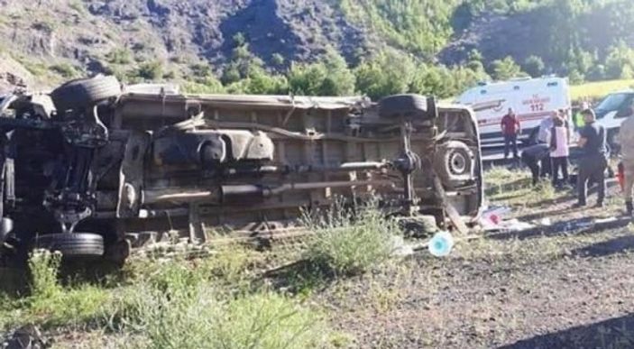 Ordu’da gezi dönüşü feci kaza: 1 ölü, 7 yaralı