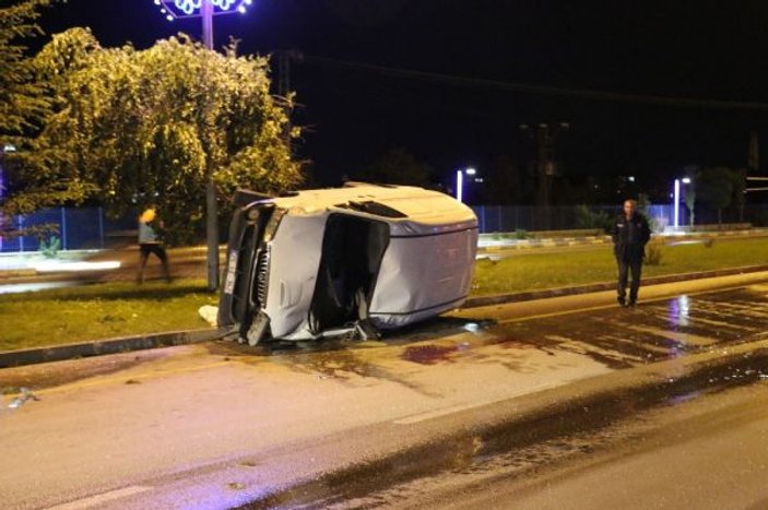 Erzurumda alkollü sürücü dehşet saçtı