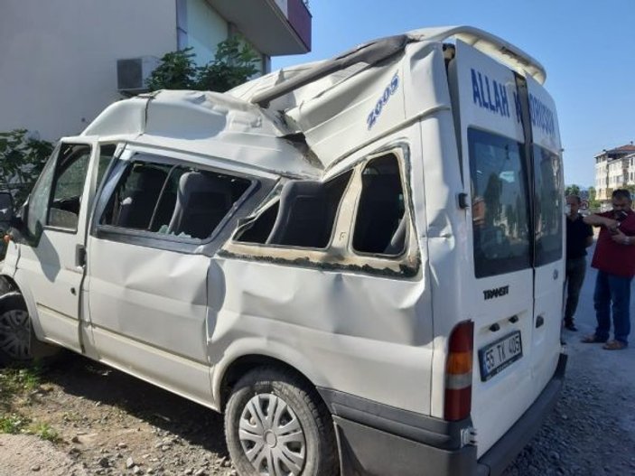Samsun'daki zincirleme kazada 7 kişi yaralandı