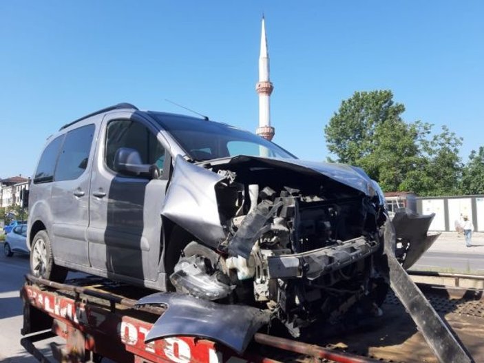 Samsun'daki zincirleme kazada 7 kişi yaralandı