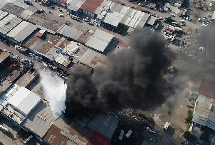 Adana'da metal sanayi sitesinde fabrika yangını