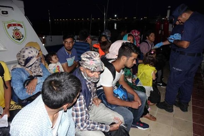 Çanakkale'de 48 kaçak göçmen yakalandı