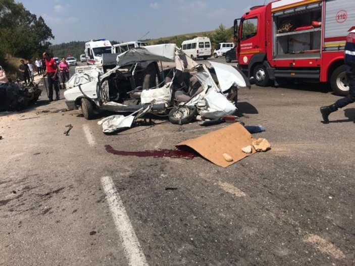Adana’da zincirleme trafik kazası :1 ölü, 7 yaralı