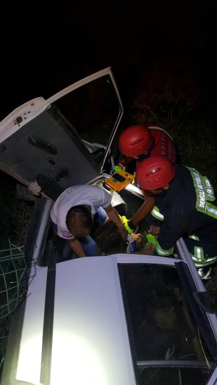 Kazanın şokunu atlatamayınca, otomobilden çıkmak istemedi