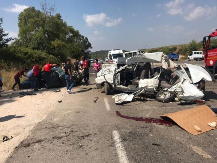 Adana’da zincirleme trafik kazası :1 ölü, 7 yaralı