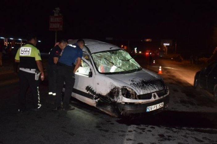 Aydın'da trafik kazası: 1 ölü 1 yaralı