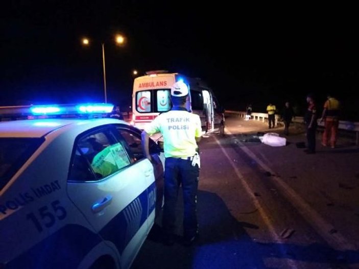 Ankara'da lastik değiştiren 2 kişiye tır çarptı