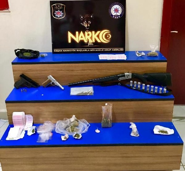 Edirne'de uyuşturucu operasyonu: 9 tutuklama