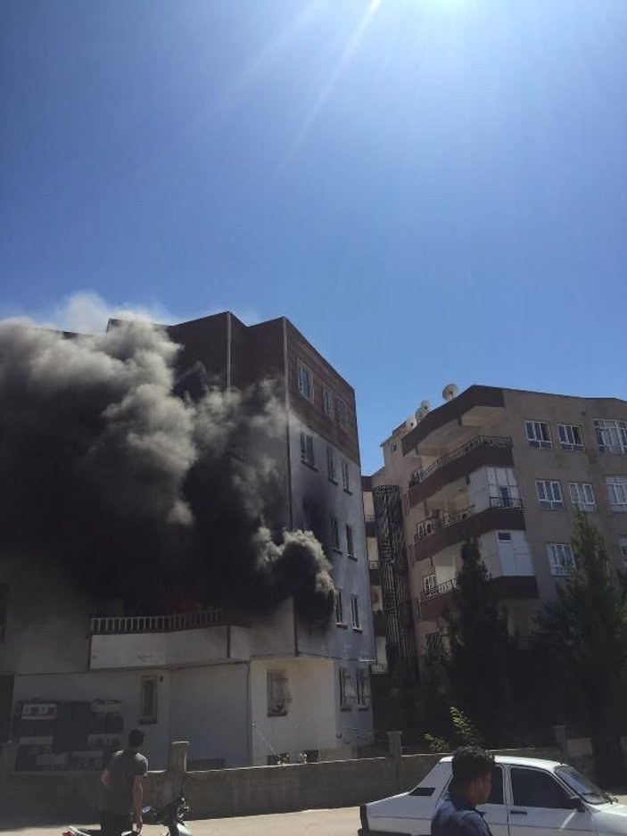 Şanlıurfa'da yangına TOMA müdahalesi
