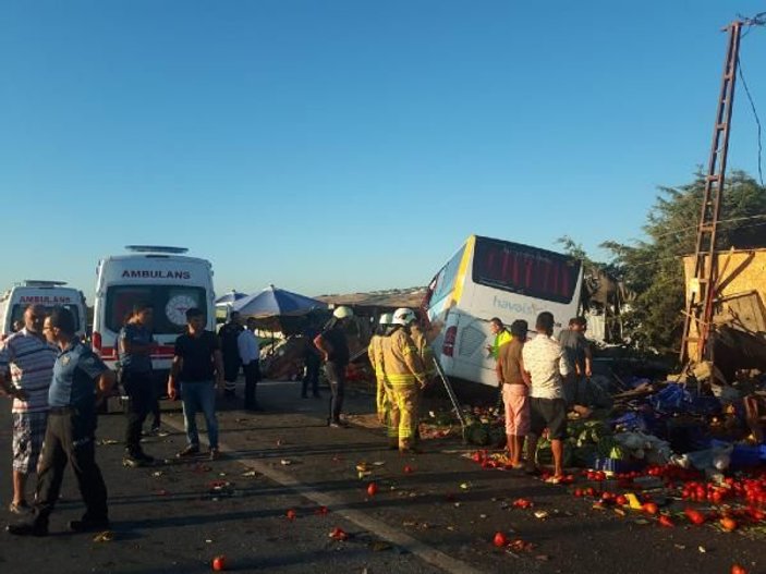 Büyükçekmece'de kaza: 1 ölü 7 yaralı