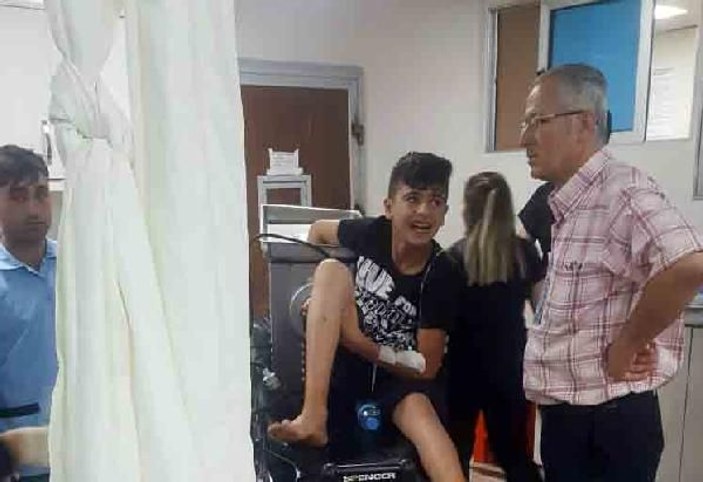 Gaziantep'te kıyma çekerken kolunu kaptırdı