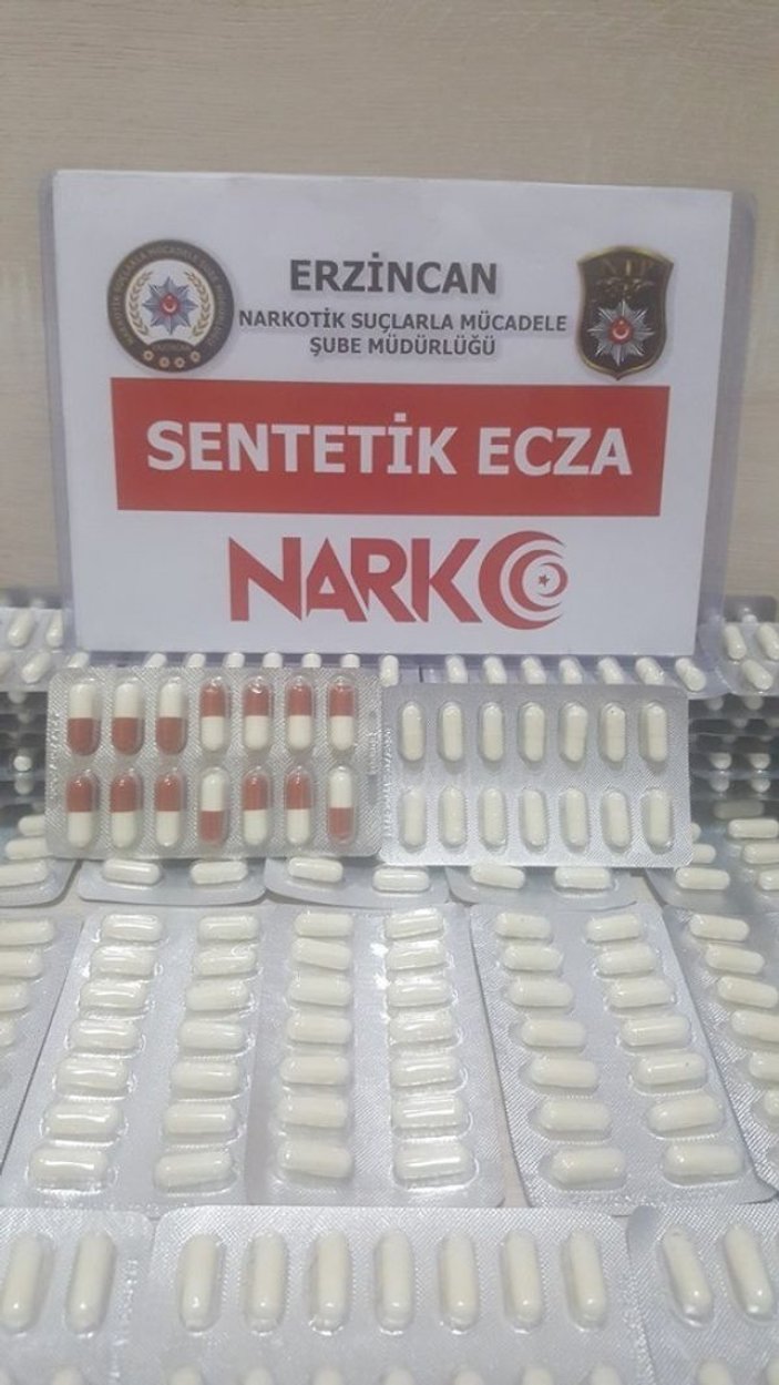 Erzincan’da uyuşturucu operasyonu: 3 tutuklama