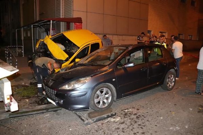 Zonguldak'ta alkollü sürücü kaza yaptı