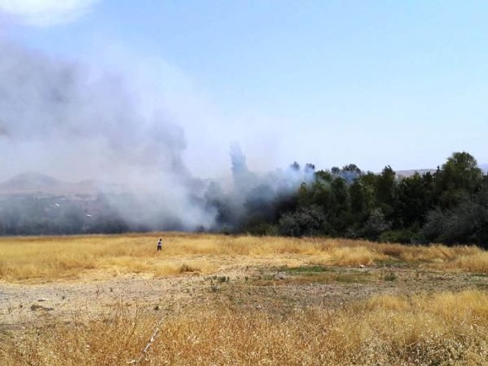 Malatya'da iki farklı alanda yangın: 20 hektarlık kül oldu