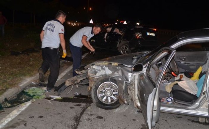 Samsun’da trafik kazası: 1 ölü 5 yaralı