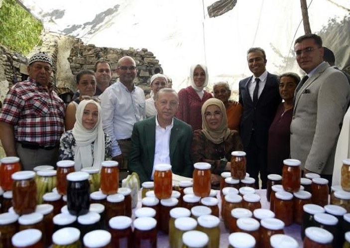 Cumhurbaşkanı Erdoğan'dan Yatağan'da antik kent ziyareti