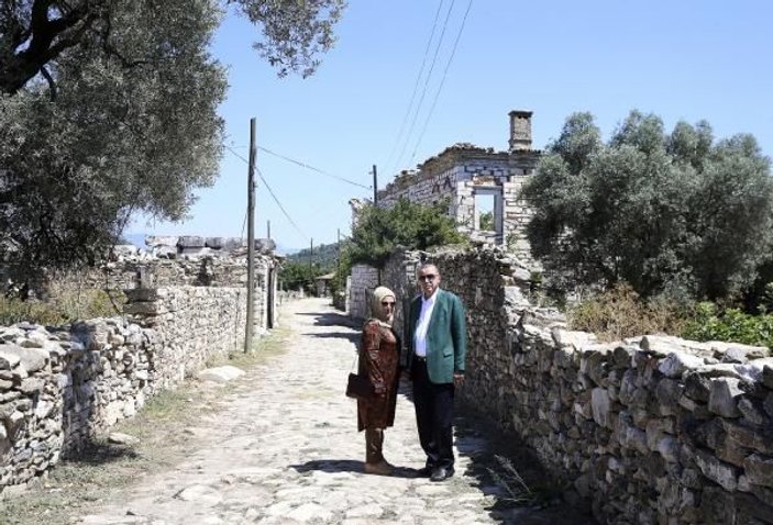 Cumhurbaşkanı Erdoğan'dan Yatağan'da antik kent ziyareti