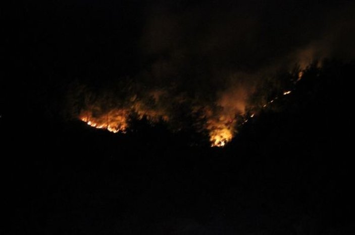 Hatay’daki orman yangını yeniden yayıldı
