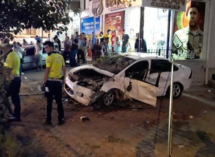 Aksaray'da kazadan kaçan sürücü başka bir kazaya yakalandı