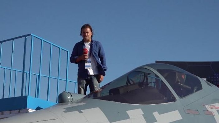 Erdoğan’ın incelediği Su-57 savaş uçağı