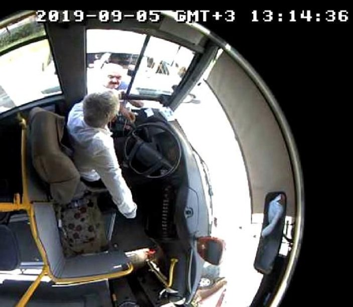 Kahramanmaraş'ta otobüs şoförüne tehdit