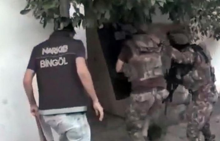 Bingöl'de 250 polisten uyuşturucu operasyonu: 28 gözaltı
