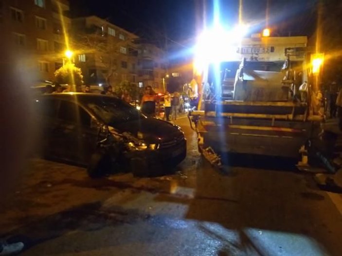 Bursa'da iki araç arasında kalan işçi öldü