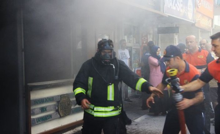 Muğla'da iş hanında yangın