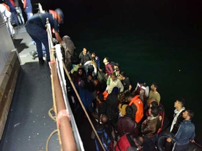 Edirne açıklarında 41 düzensiz göçmen yakalandı