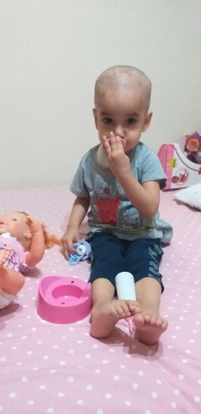 Kanser tedavisi gören Buğlem'in ailesi maddi zorluk yaşıyor