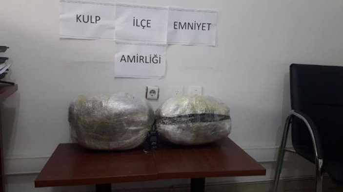 Diyarbakır'da valizden 10 kilo Hint keneviri çıktı