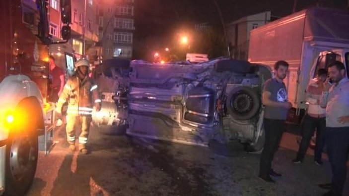 Gaziosmanpaşa'da trafik kazası: 3 yaralı