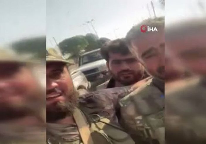 Sevinç gözyaşlarıyla Tel Abyad’daki evine dönen asker