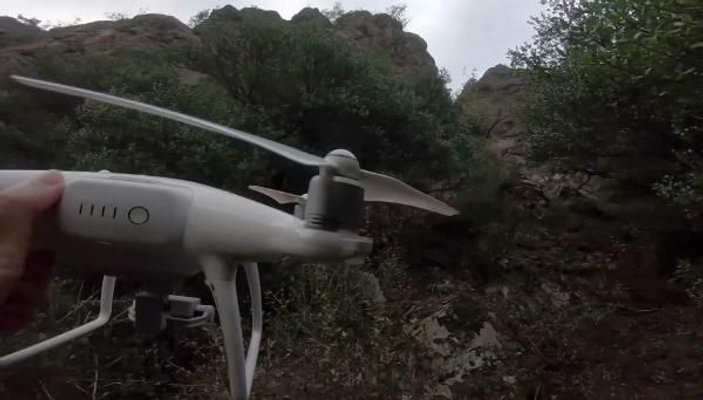Fotoğraf sanatçısı drone için hayatını tehlikeye attı