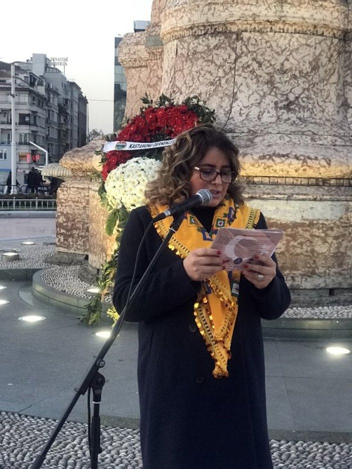 Türk tarihinin ilk kadın mitinginin yüzüncü yılı Taksim’de kutlandı -4